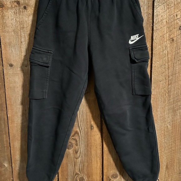 Nike Other - Nike Kids Black Joggers with Cargo Pockets - Size M